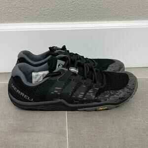 Merrell Trail Glove 5 Womens 9 Black Minimalist Running Barefoot Outdoor Shoes
